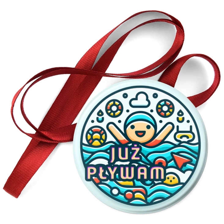przypinka medal Już pływam