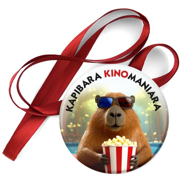przypinka medal Kapibara kinomaniara