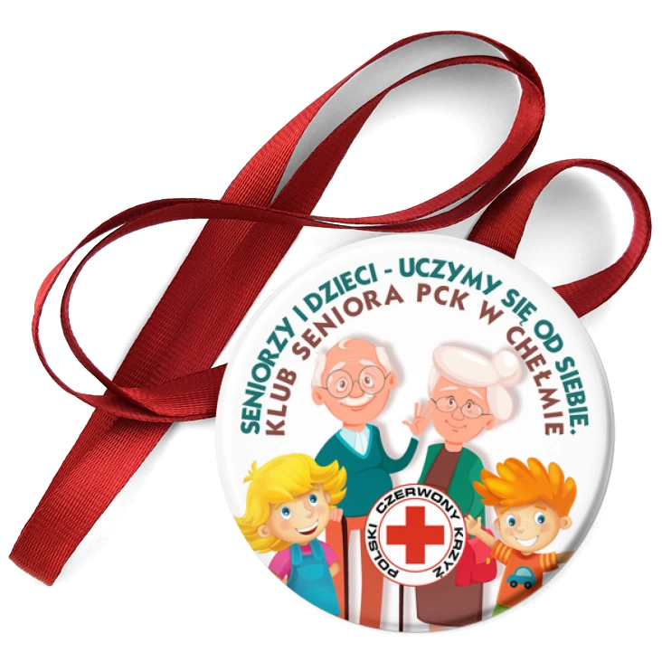 przypinka medal Klub Seniora PCK w Chełmie