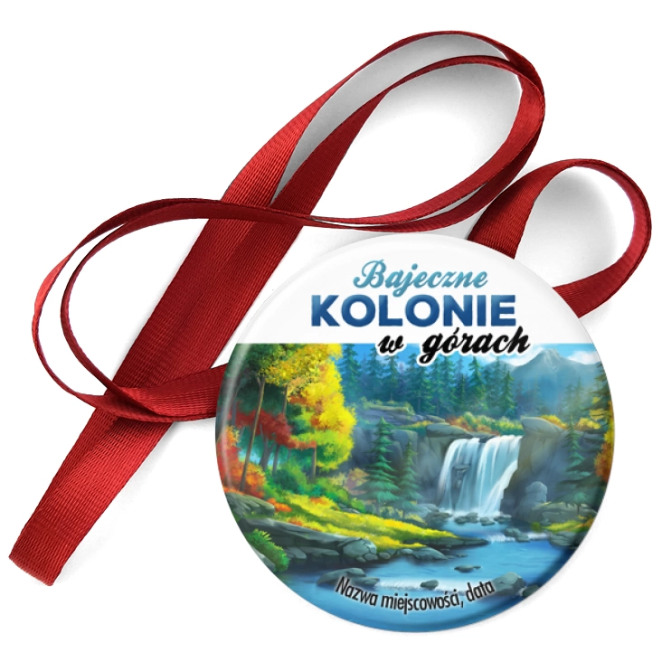 przypinka medal Kolonie w górach