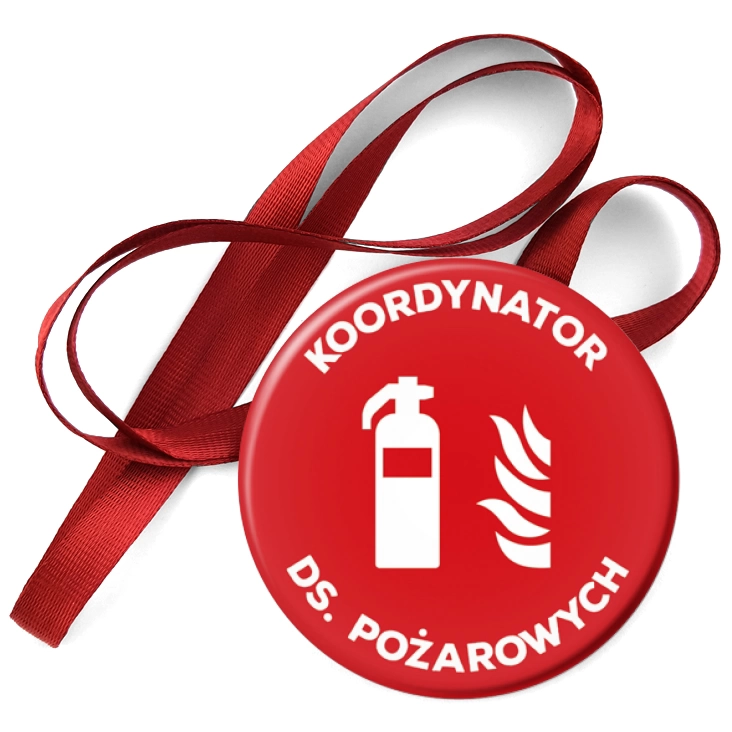przypinka medal Koordynator ds. pożarowych