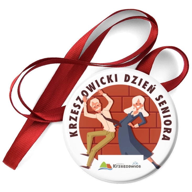 przypinka medal Krzeszowicki Dzień Seniora
