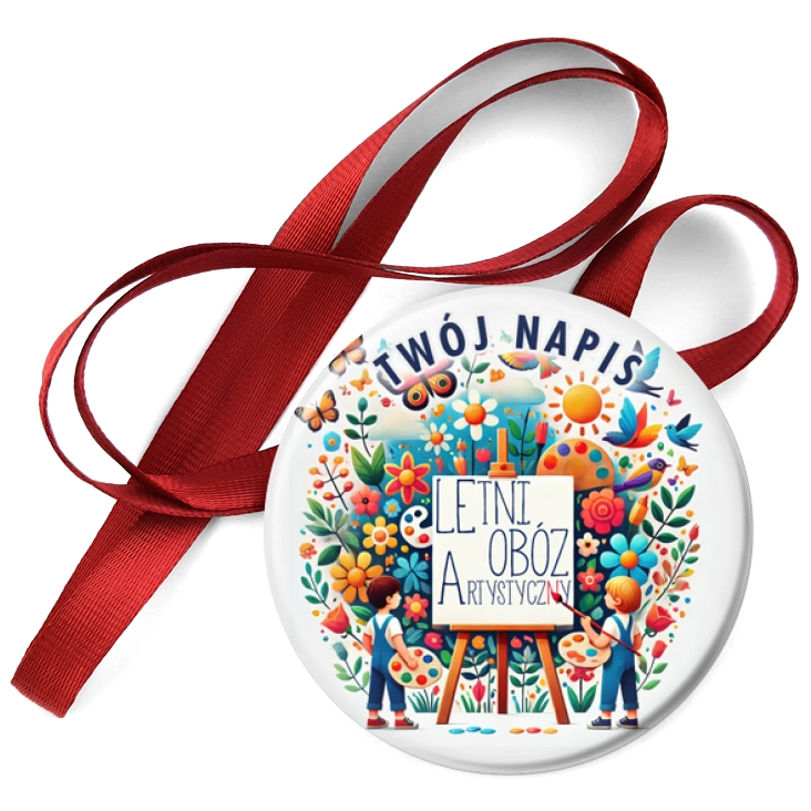 przypinka medal Letni obóz artytyczny