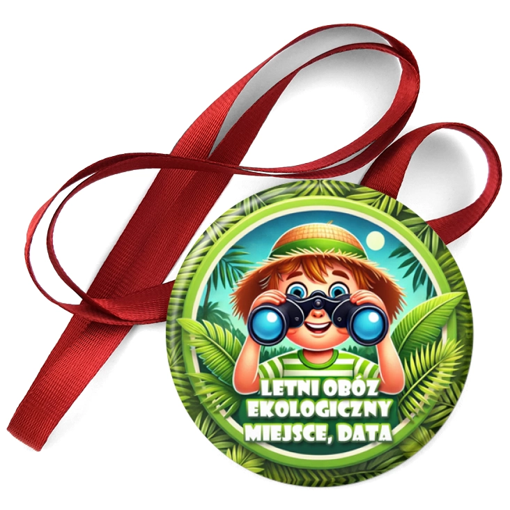 przypinka medal Letni obóz ekologiczny