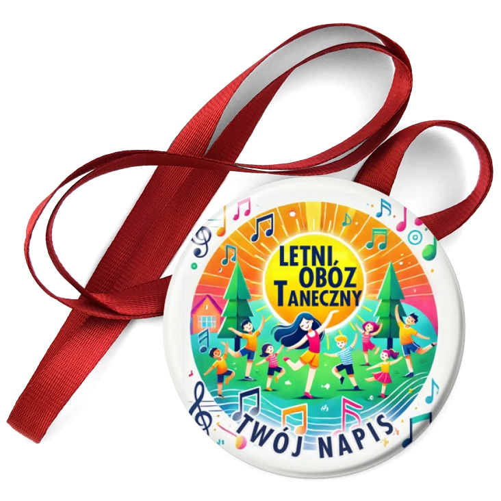 przypinka medal Letni obóz taneczny