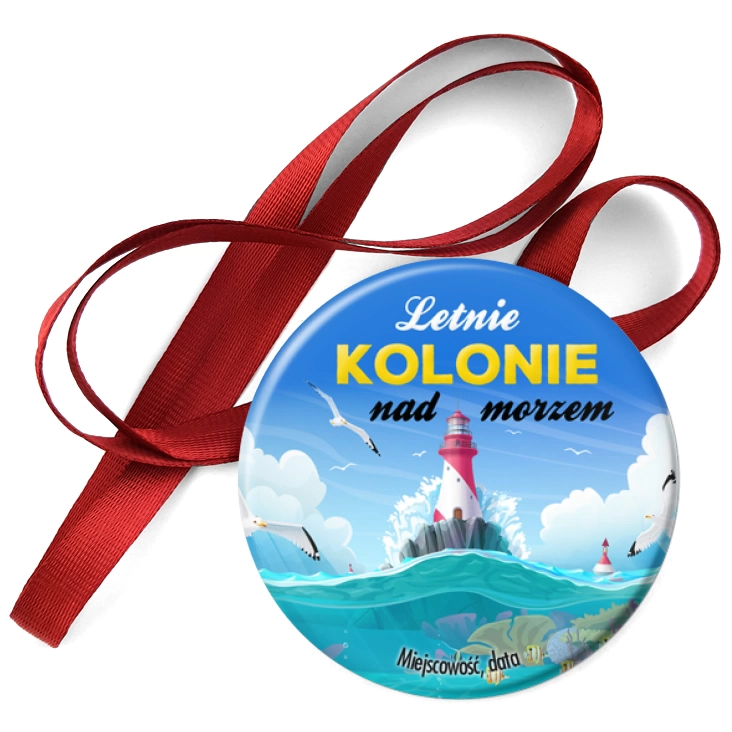 przypinka medal Letnie kolonie nad morzem