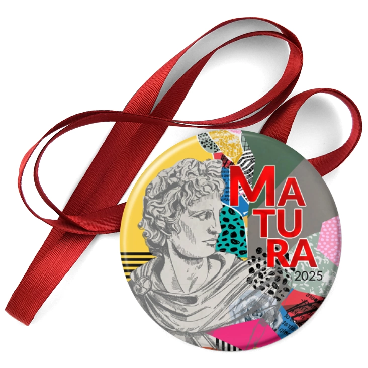 przypinka medal Matura Starożytna Grecja