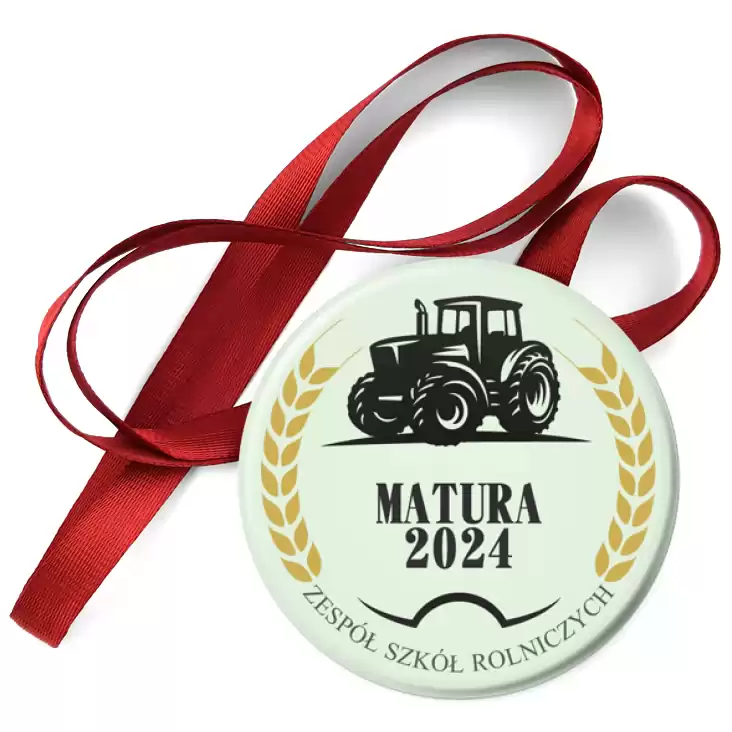 przypinka medal Matura Zespół Szkół Rolniczych