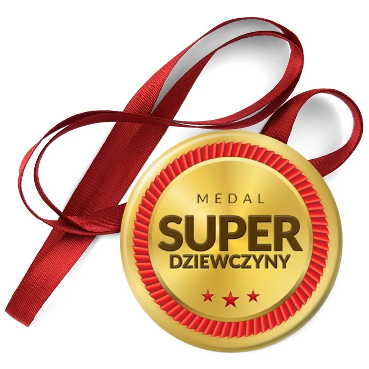 przypinka medal Medal Super Dziewczyny