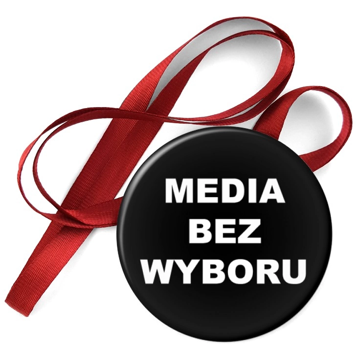 przypinka medal Media bez wyboru