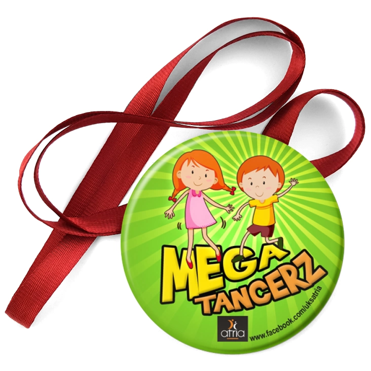 przypinka medal Mega Tancerz