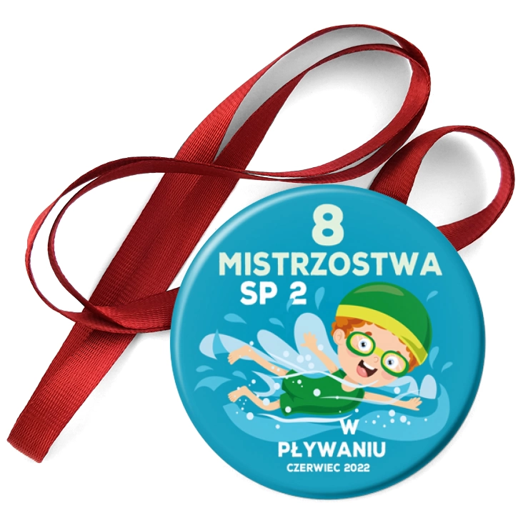 przypinka medal Mistrzostwa SP2 w pływaniu