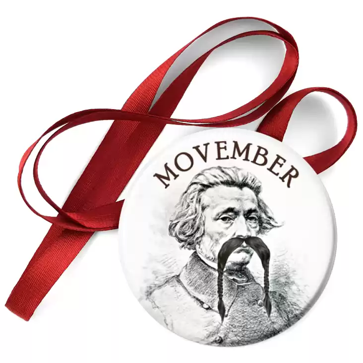 przypinka medal Movember Adam Mickiewicz