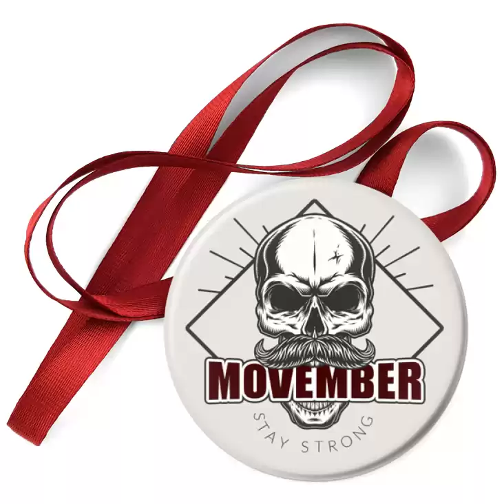 przypinka medal Movember stay strong