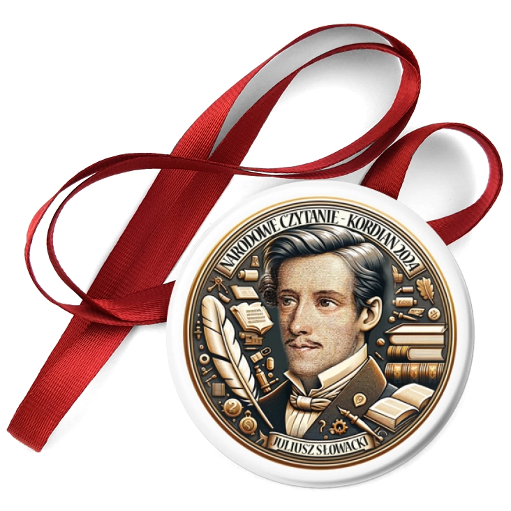 przypinka medal Narodowe Czytanie Kordian