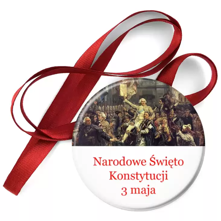 przypinka medal Narodowe Święto Konstytucji 3 Maja Jan Matejko