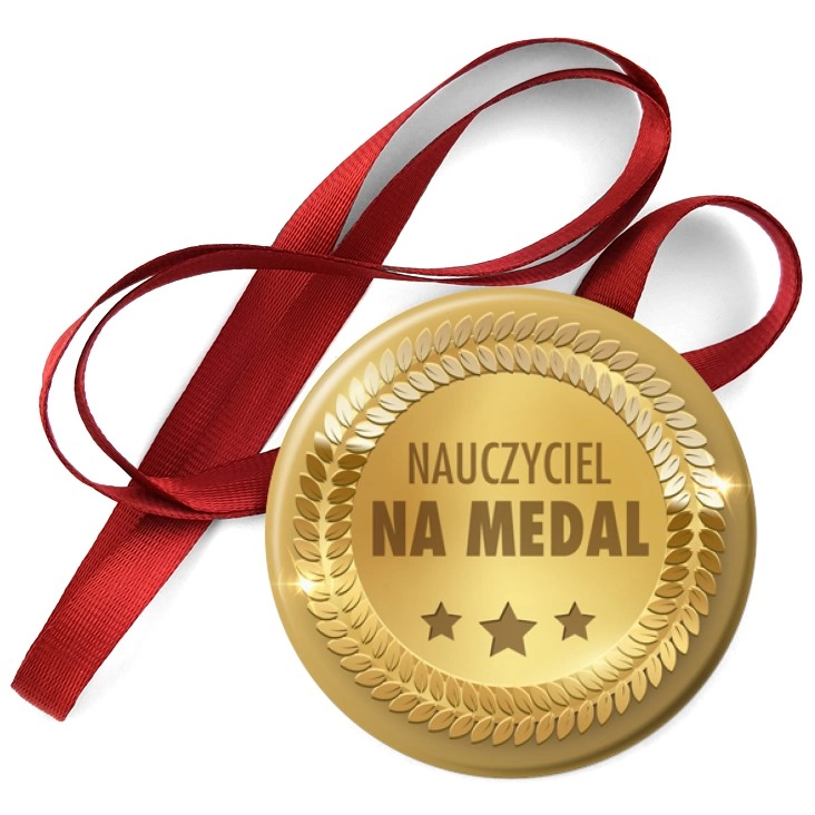 przypinka medal Nauczyciel na medal