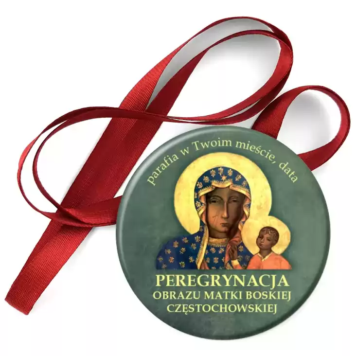 przypinka medal Obraz Matki Boskiej Peregrynacja