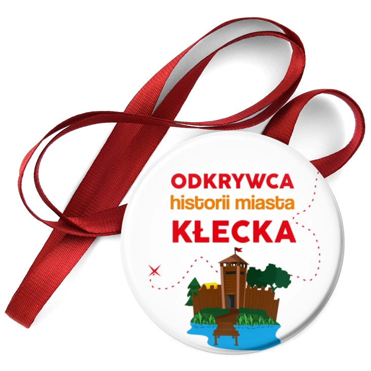 przypinka medal Odkrywca historii miasta Kłecka