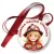 Przypinka medal Odznaka Małego Strażaka dziewczynka strażak