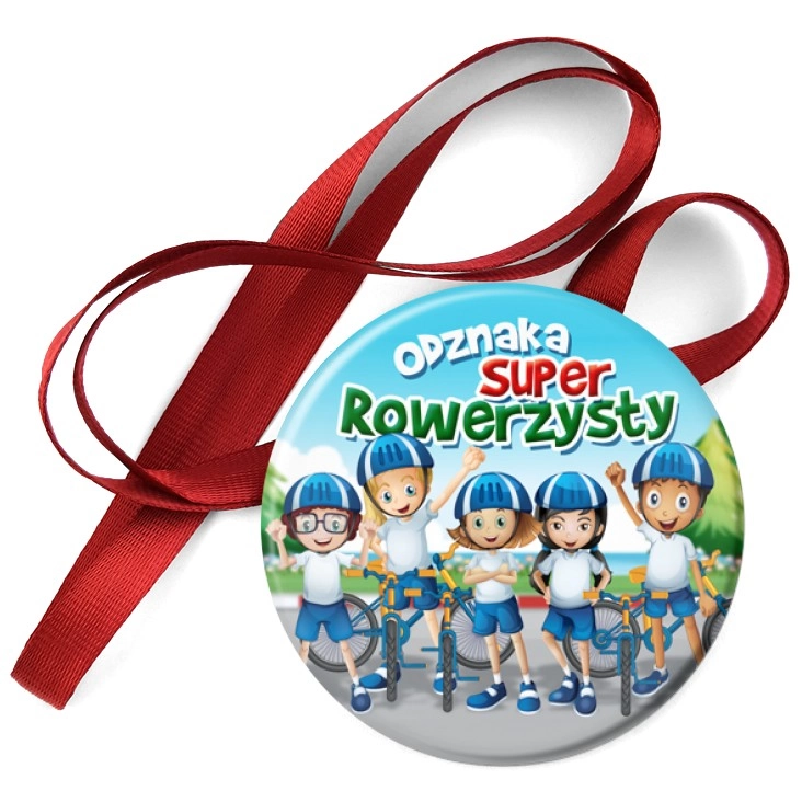 przypinka medal Odznaka Super Rowerzysty