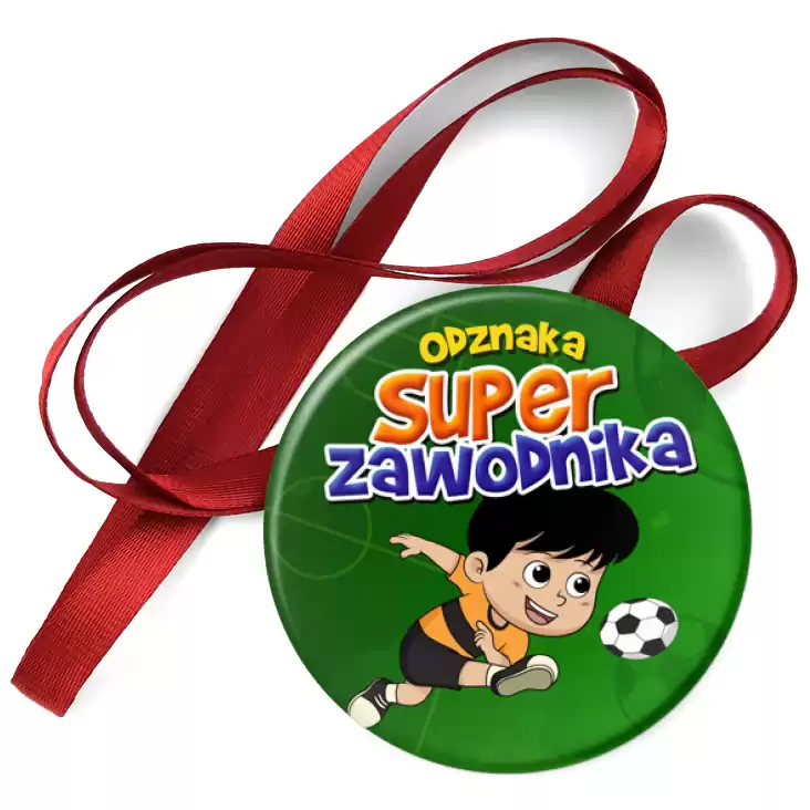 przypinka medal Odznaka Super Zawodnika piłka nożna