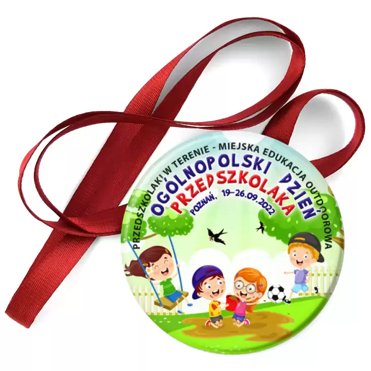 przypinka medal Ogólnopolski Dzień Przedszkolaka 2022