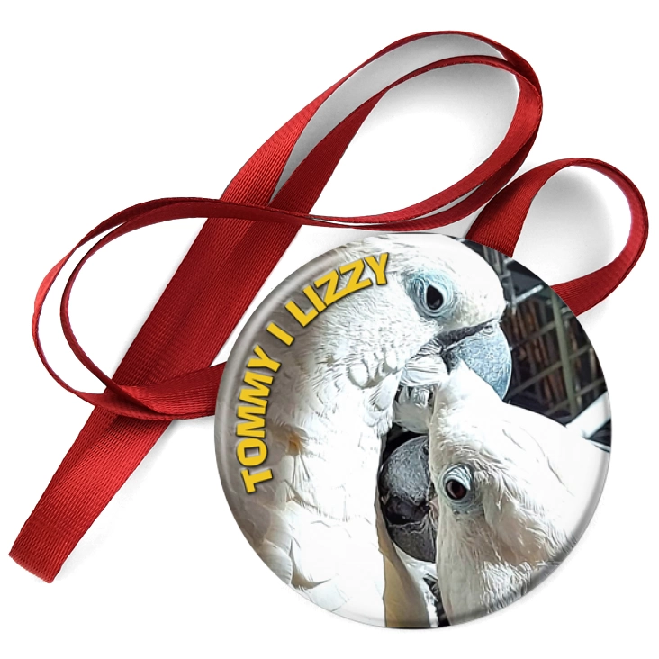 przypinka medal Papugi Tommy i Lizy