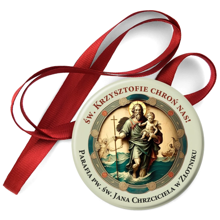 przypinka medal Parafia pw. św. Jana Chrzciciela w Złotniku