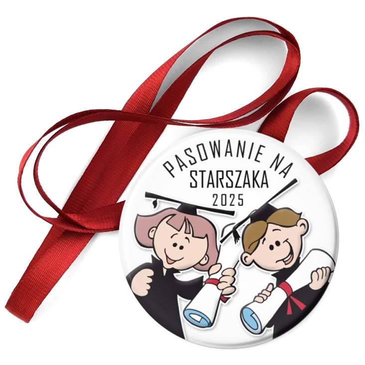 przypinka medal Pasowanie na Starszaka