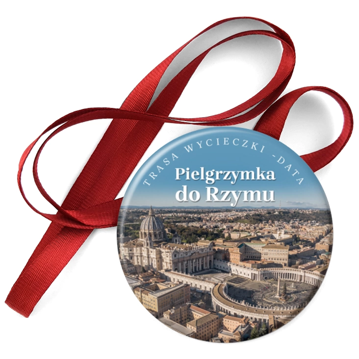 przypinka medal Pielgrzymka do Rzymu