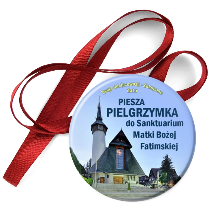 przypinka medal Pielgrzymka do Sanktuarium Matki Bożej Fatimskiej w Zakopanem