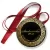 Przypinka medal Podziękowanie dla nauczycieli Studniówka na złotym tle