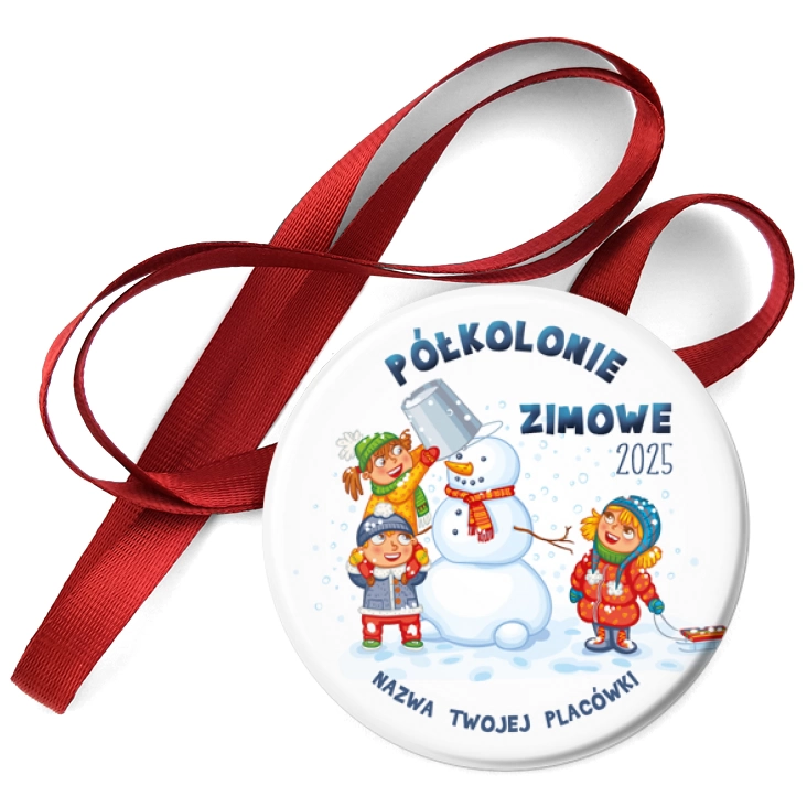 przypinka medal Półkolonie zimowe