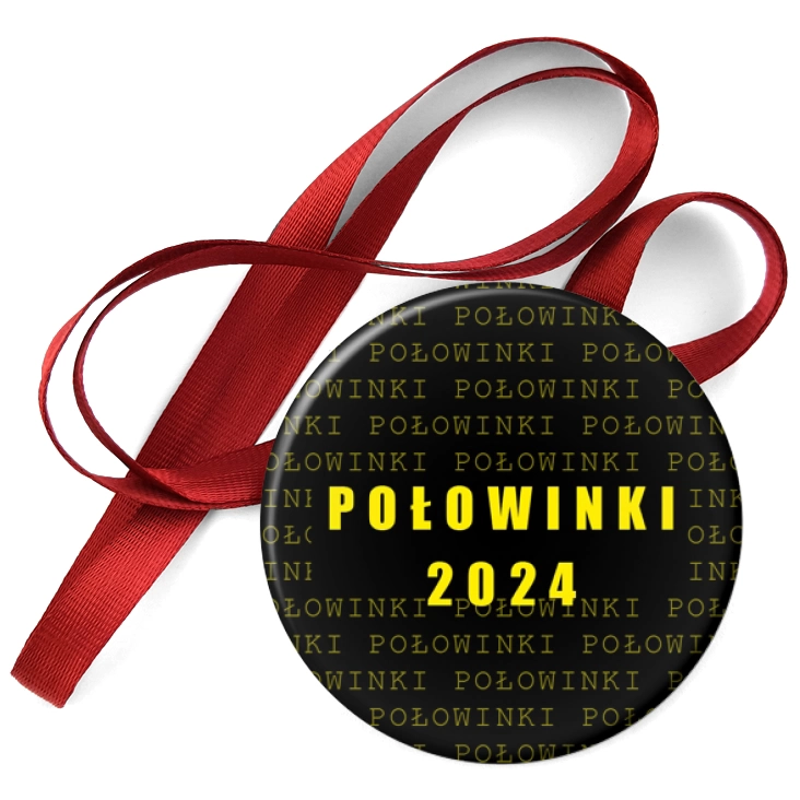 przypinka medal Połowinki czarne tło