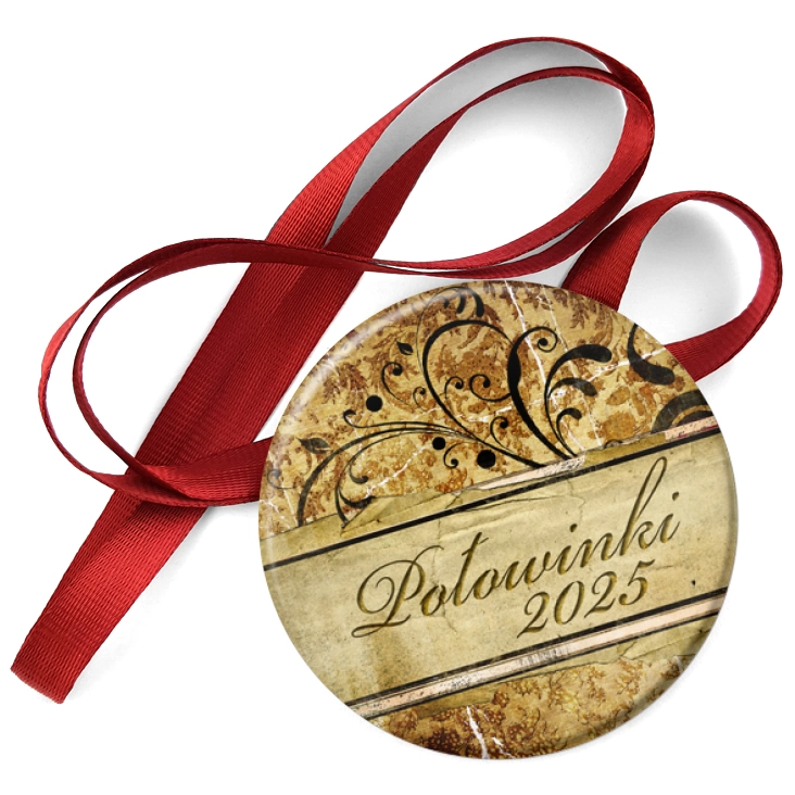 przypinka medal Połowinki ornametalne