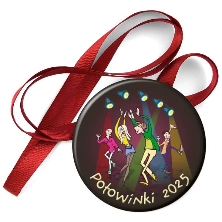 przypinka medal Połowinki taniec pod lampami