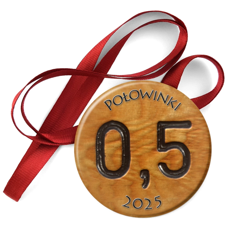 przypinka medal Połowinki zero pięć