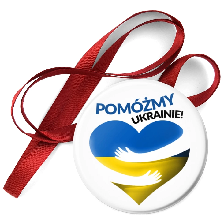 przypinka medal Pomóżmy Ukrainie