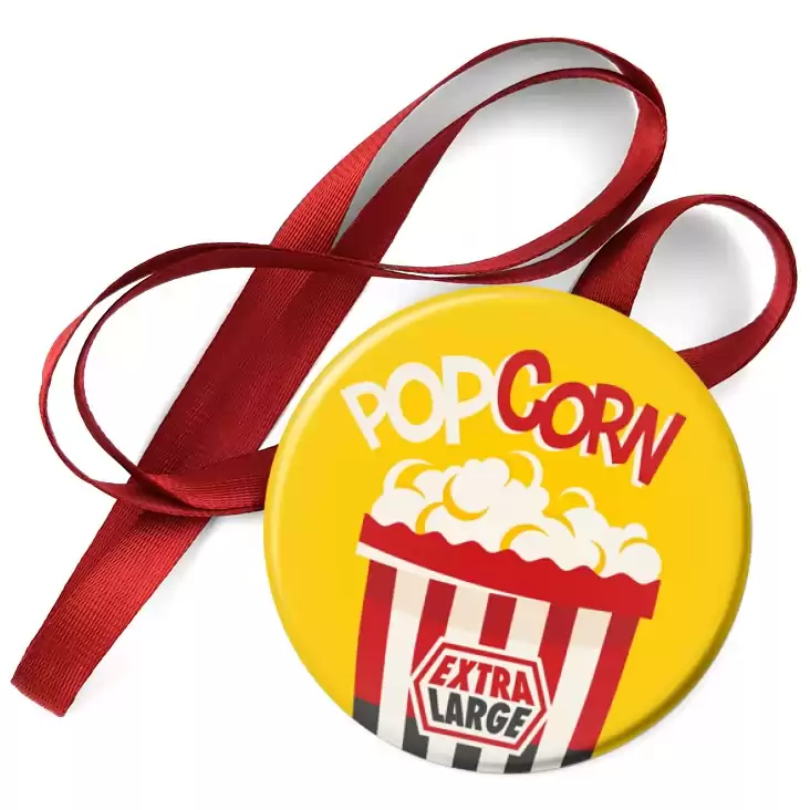 przypinka medal Popcorn