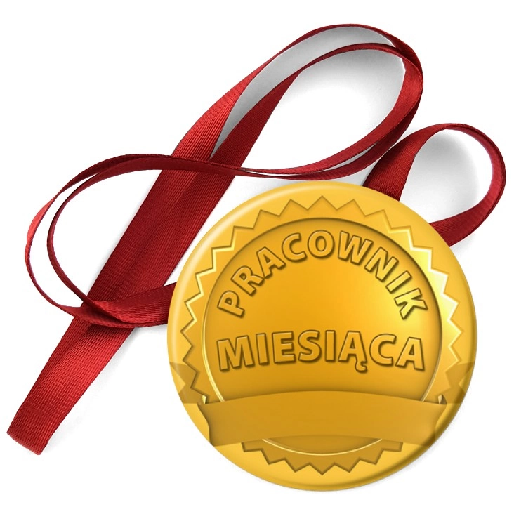 przypinka medal Pracownik miesiąca