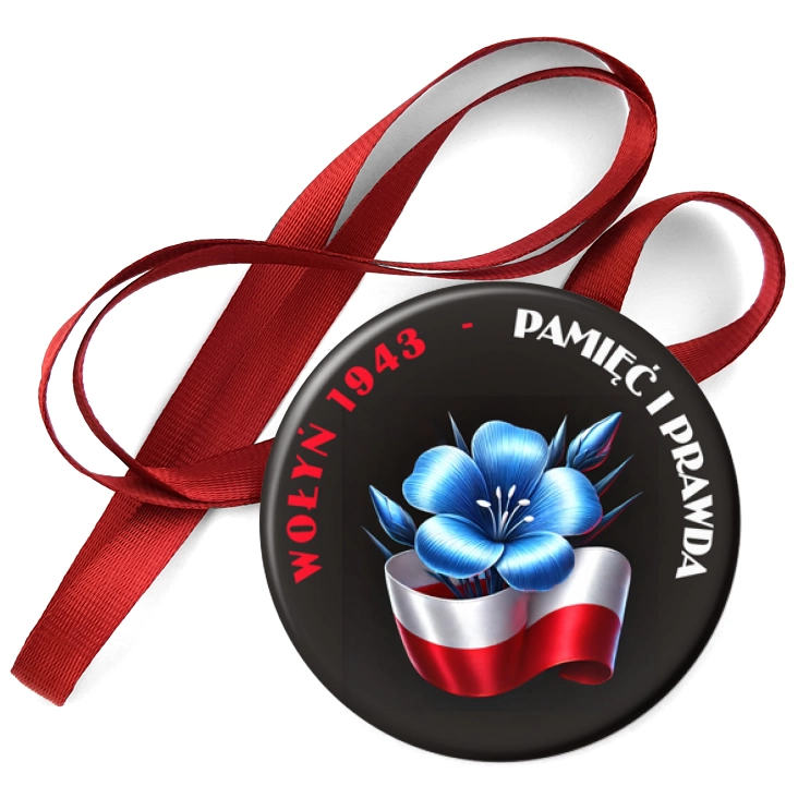 przypinka medal Prawda i pamięć Wołyń