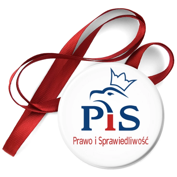 przypinka medal Prawo i Sprawiedliwość PiS