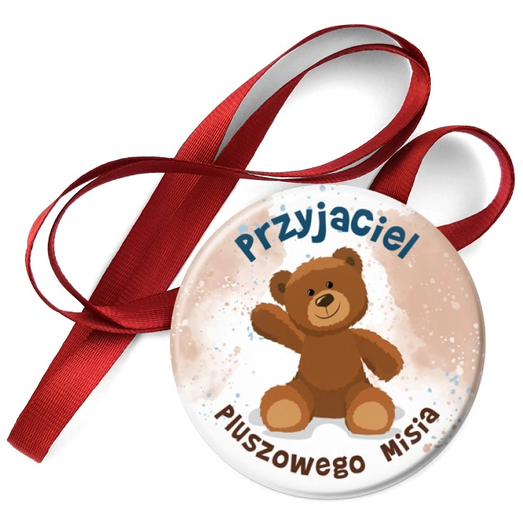 przypinka medal Przyjaciel Pluszowego Misia