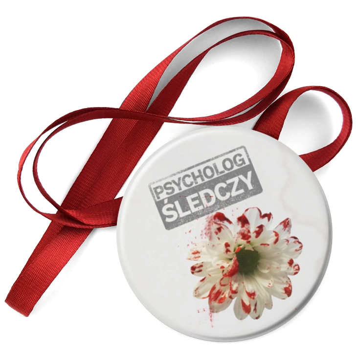 przypinka medal Psycholog Śledczy