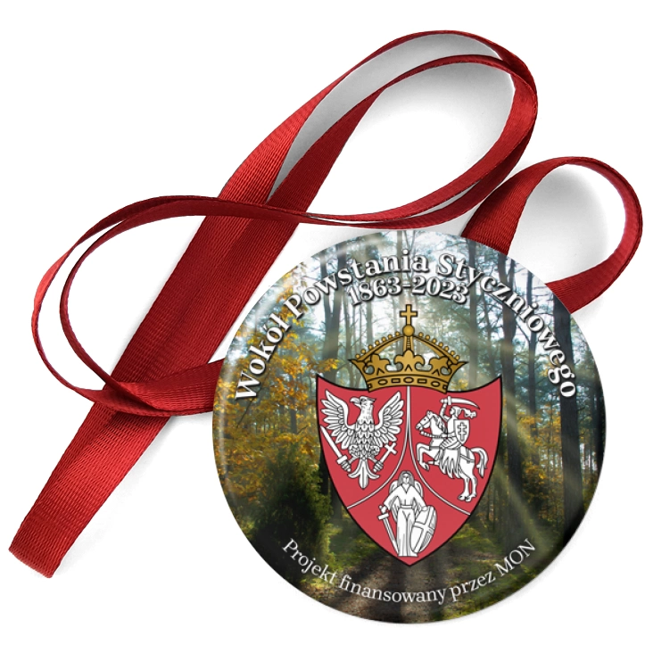 przypinka medal Rajd Wokół Powstania Styczniowego