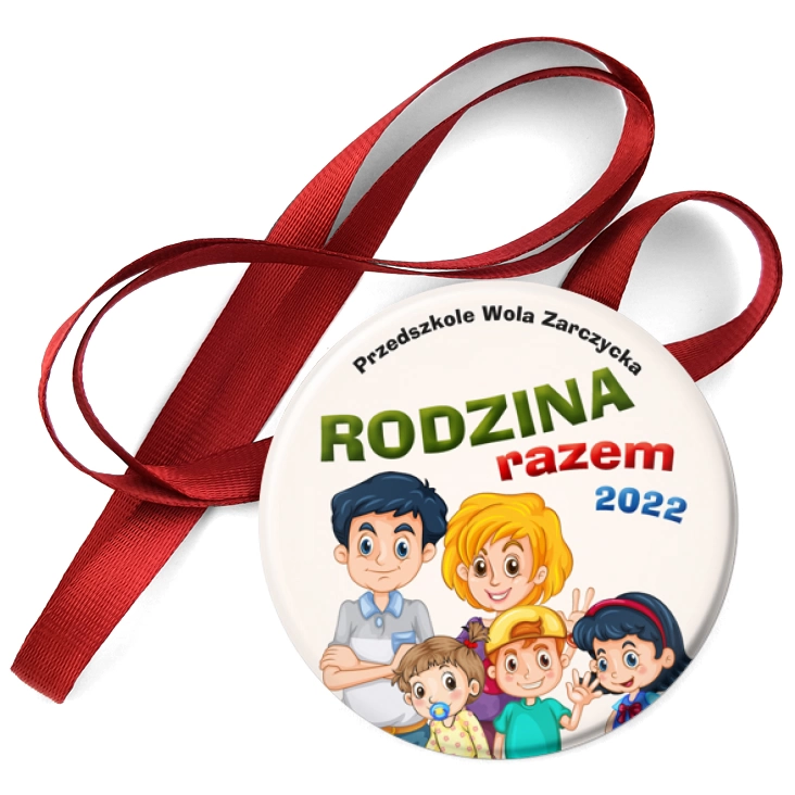 przypinka medal Rodzina Razem 2022