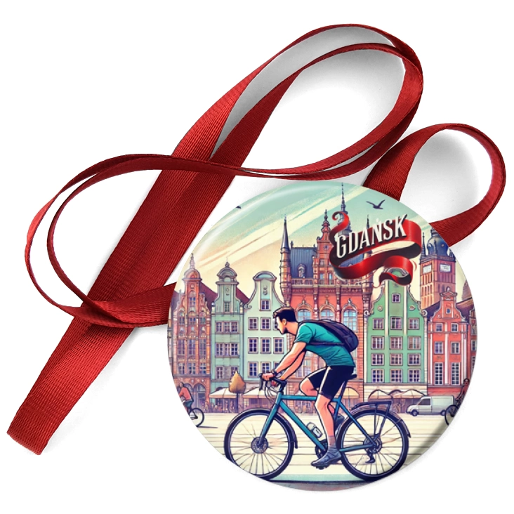 przypinka medal Rowerzysta Gdańsk