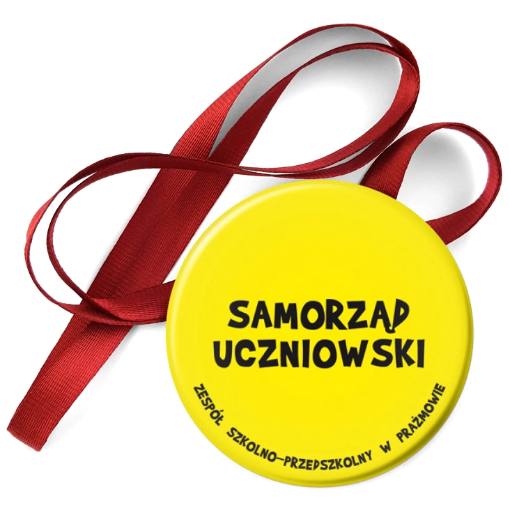 przypinka medal Samorząd Uczniowski Zespół Szkolno-Przedszkolny w Prażmowie