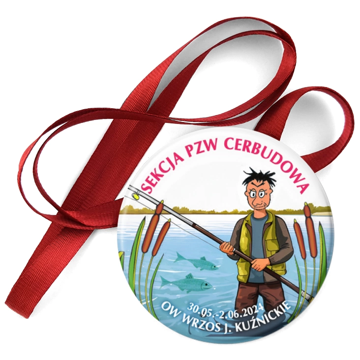 przypinka medal Sekcja PZW Cerbudowa 2024